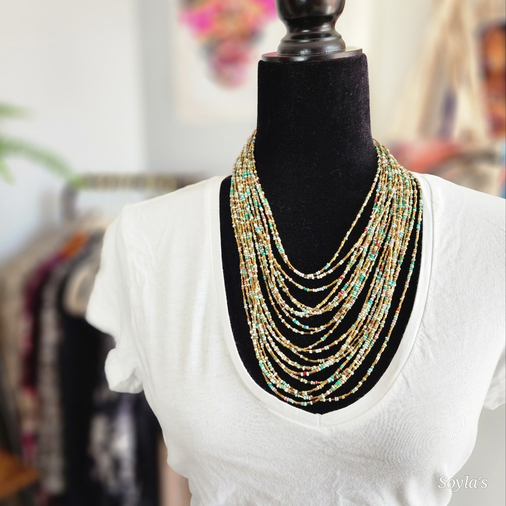 Statement Beads Necklace